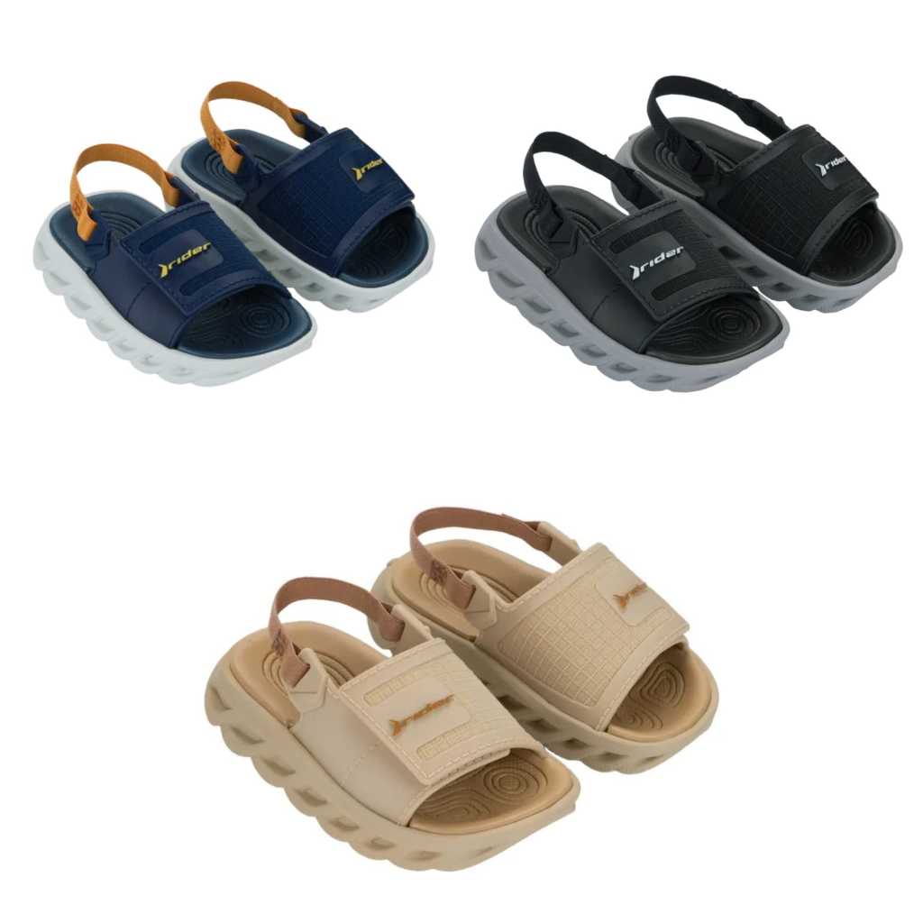 Sandália Baby Rider Power Slide Infantil Menino Conforto e Estilo