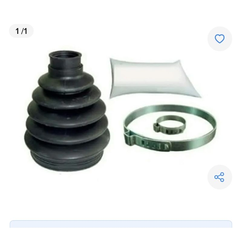 KIT DE REPARO DA JUNTA HOMOCINÉTICA LADO CAMBIO COM TRIPOIDE COROLLA 2001/... CIVIC 2001/PEUGEOT 206 (EIXO FINO)