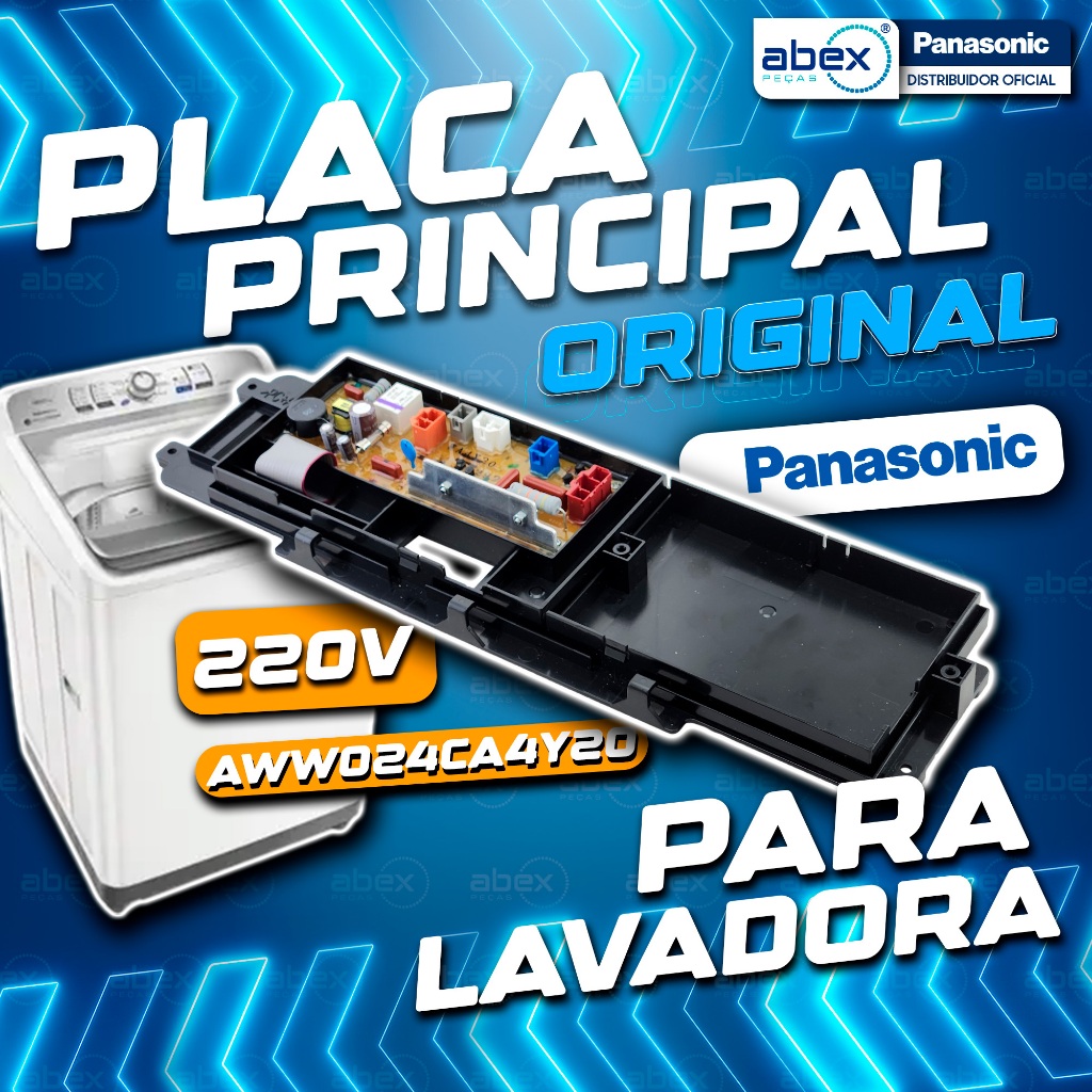 Placa Potência Lavadora Panasonic NA-F120 NA-F140 NA-F160 AWW024CJ4Y60 AWW024CA4Y20 220v Original