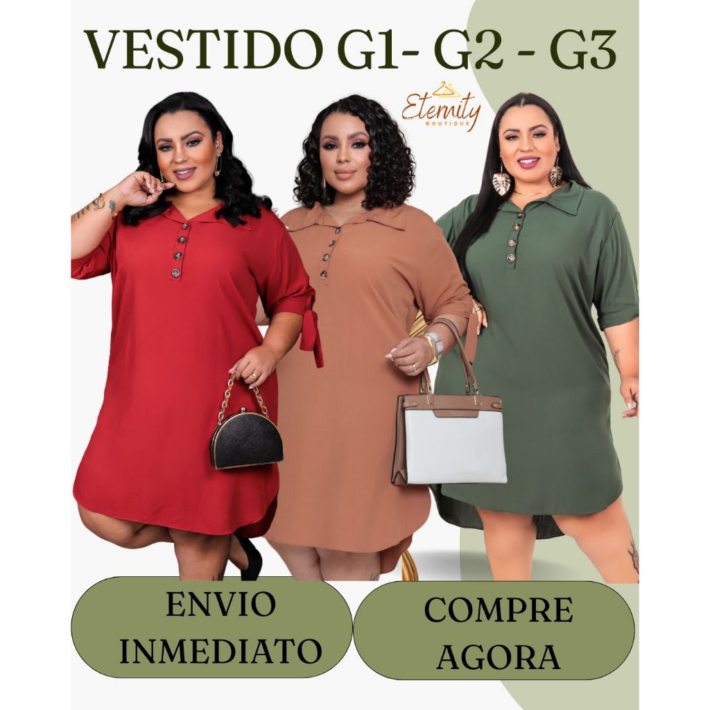 Chemise Plus Size Camisão Chamise G1 G2 G3 Camisao