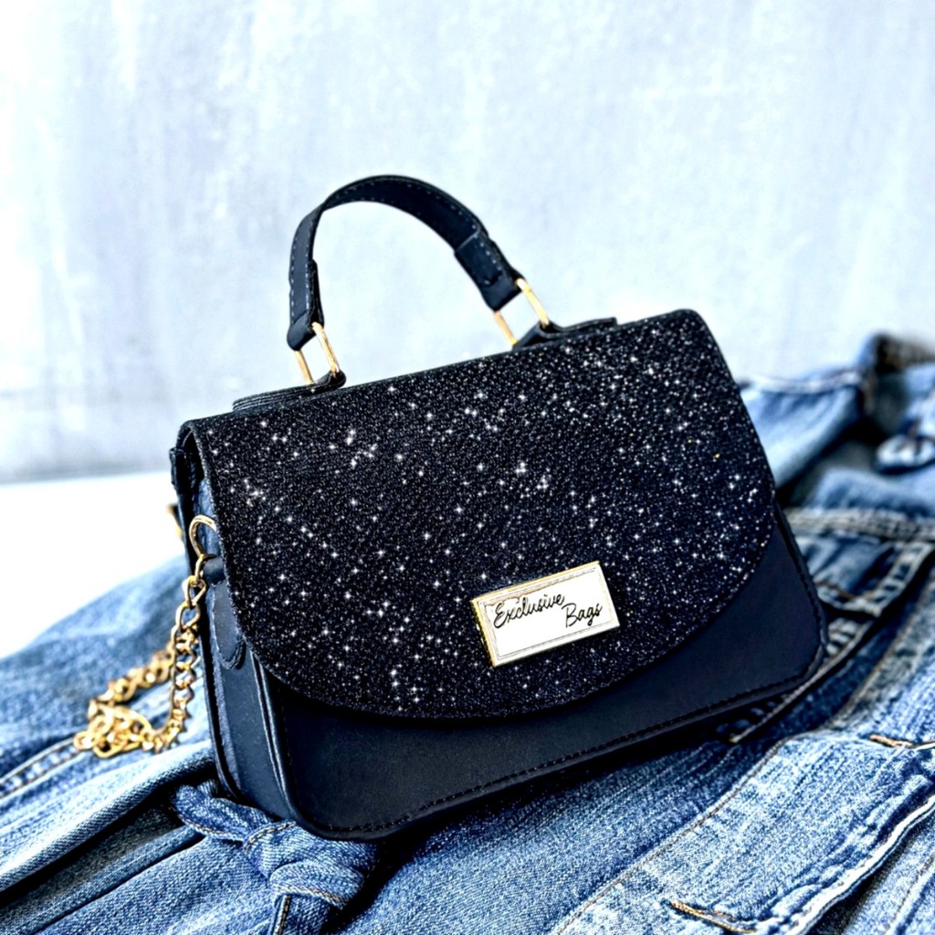 Bolsa Feminina Festa Luxo Glitter | Destaque-se em Qualquer Evento