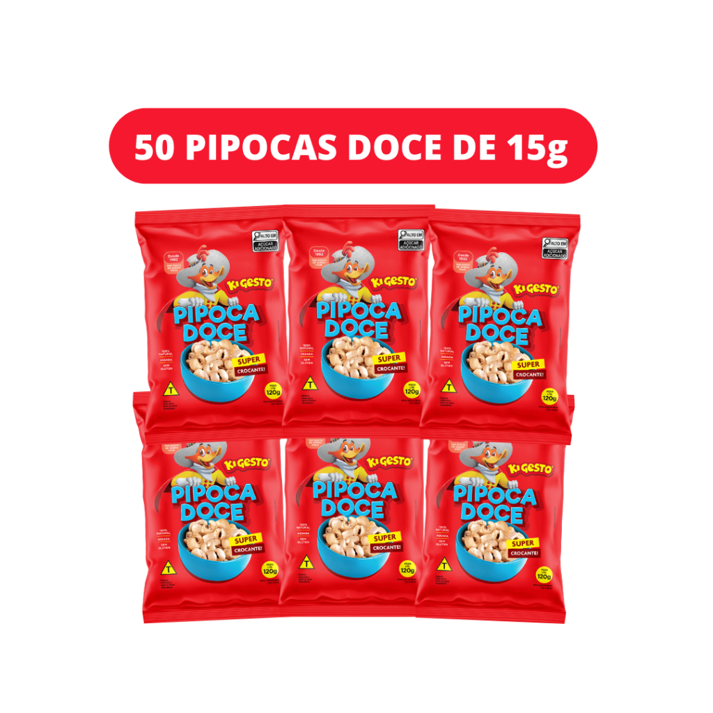 Kit Doces 50 Sacolinhas Surpresa Guloseimas Festa Infantil — imagem 2 de 2