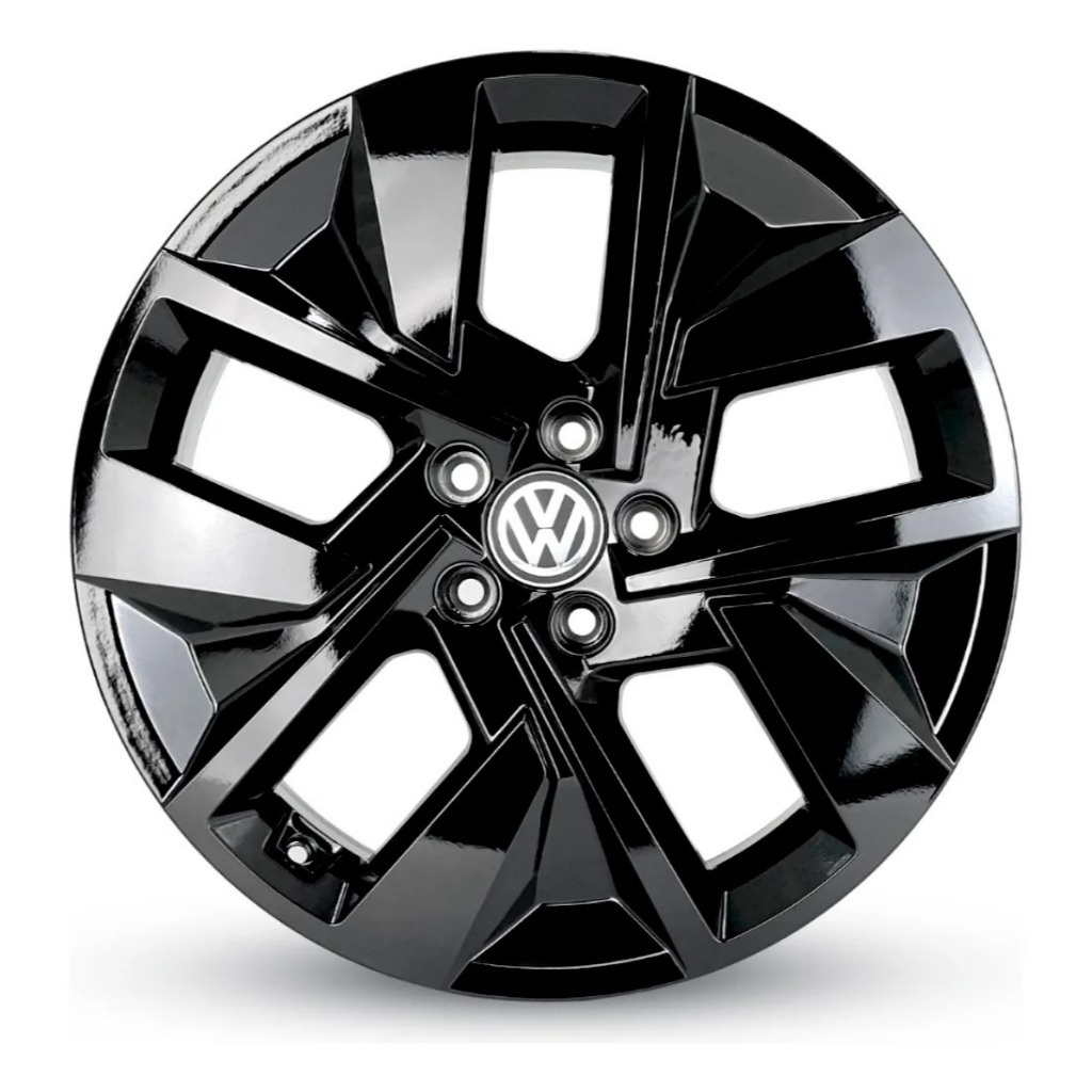 Kit 4 Rodas Aro 18X7,5  5x120 Nova Amarok Preta Krmai S58
