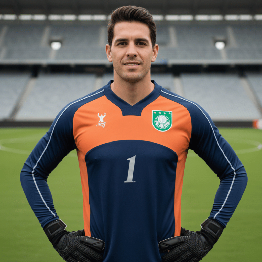 Camisa Manga Longa Palmeiras Goleiro Retro 2000 Betel