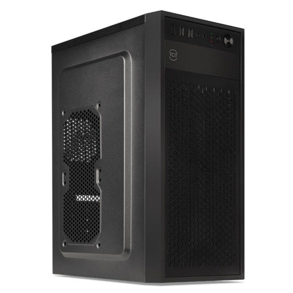 Gabinete Office Mini Tower para Placa Micro Atx e Mini Itx Preto em Aço