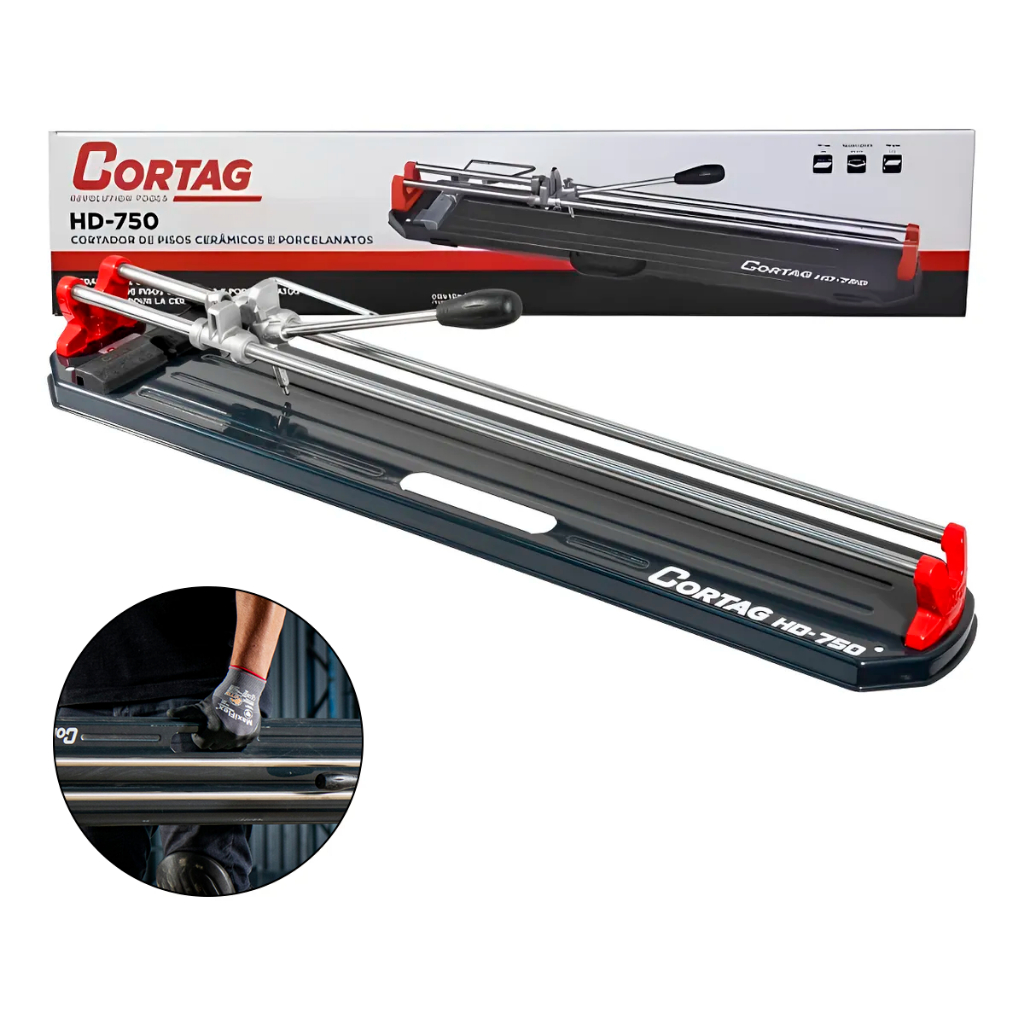 Cortador de Piso e Porcelanato Cortag 75CM 90CM ou 100CM Modelos HD-1000 HD-900 HD-750 Linha G2 em Oferta na Shopee