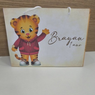 Sacolinha Personalizada Daniel o Tigre - Pegue e Monte em Oferta na Shopee