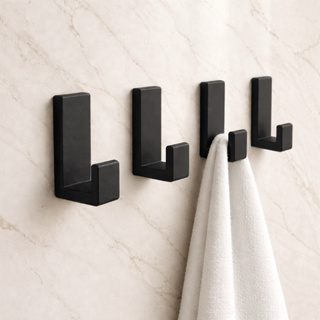 Cabide Gancho Adesivo Extra Forte Sem Furo Suporte de Parede Alta Fixação Preto/Branco em Oferta na Shopee