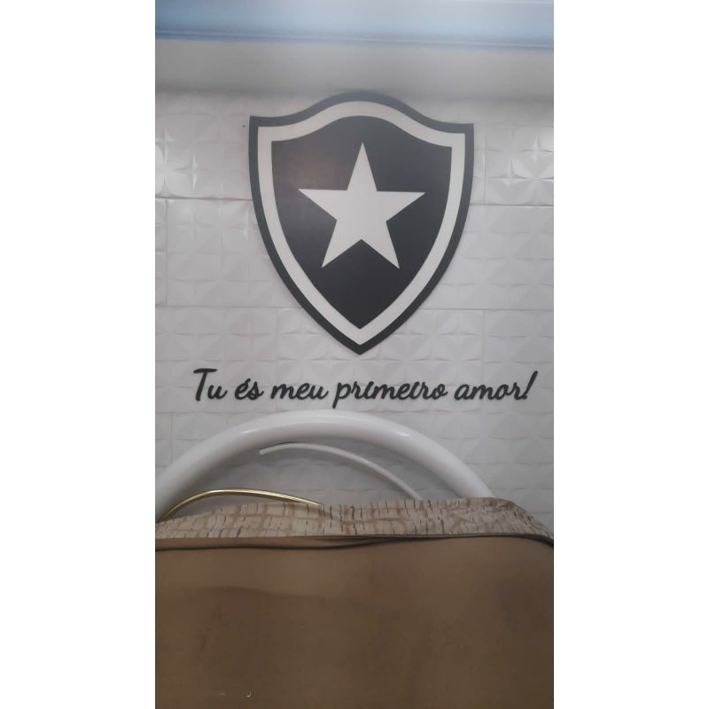 Escudo - Placa Decorativa BOTAFOGO o glorioso sob encomenda BMK ART'S