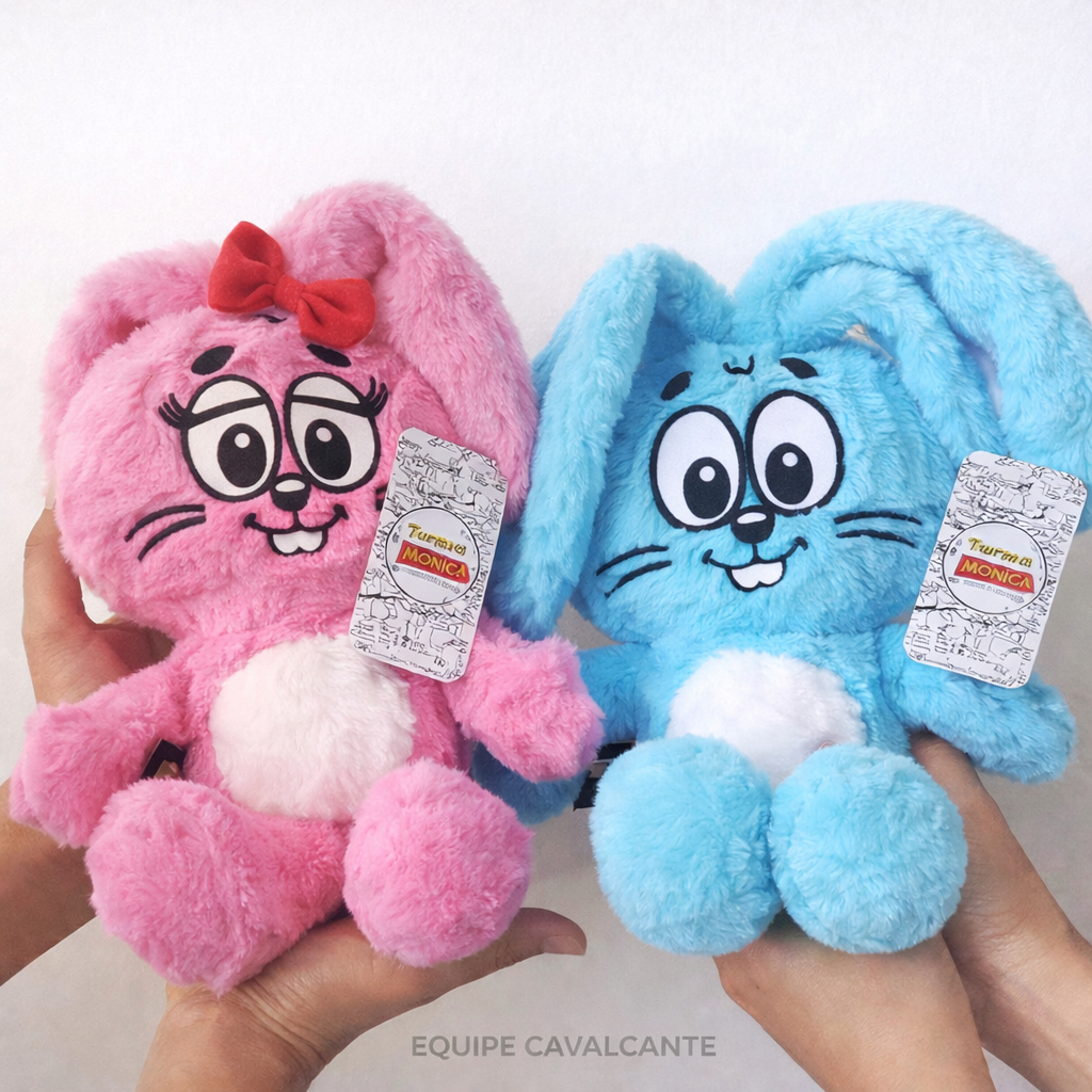 Coelhos Sansão Ou Dalila 50cm total Cada - Turma da Mônica Unidade em Oferta na Shopee