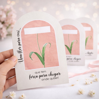 Mimos Cartão Dia da Mulher - Lembrancinhas dia da mulher - Card´s para empresa dia da Mulher para presilhas em Oferta na Shopee