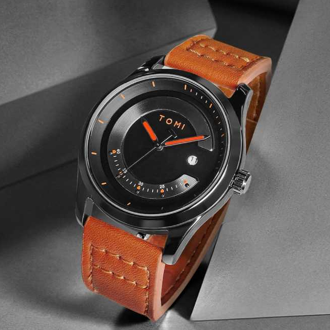 Relógio de pulso analógico TOMI T088 e T099 vários modelos e ainda acompanha uma linda caixa