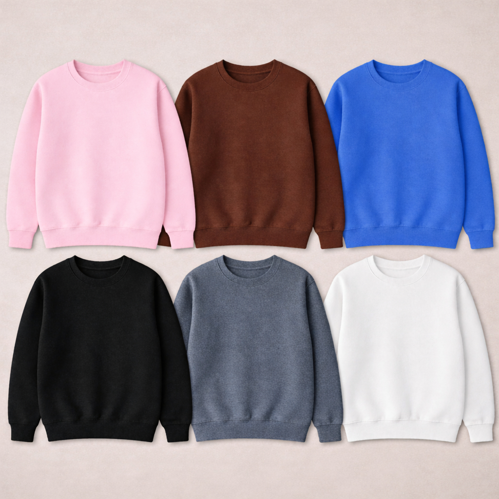 Moletom Feminino/Masculino Liso Sem Estampa Casaco De Frio Blusa Flanelado Lançamento Envio Rapido