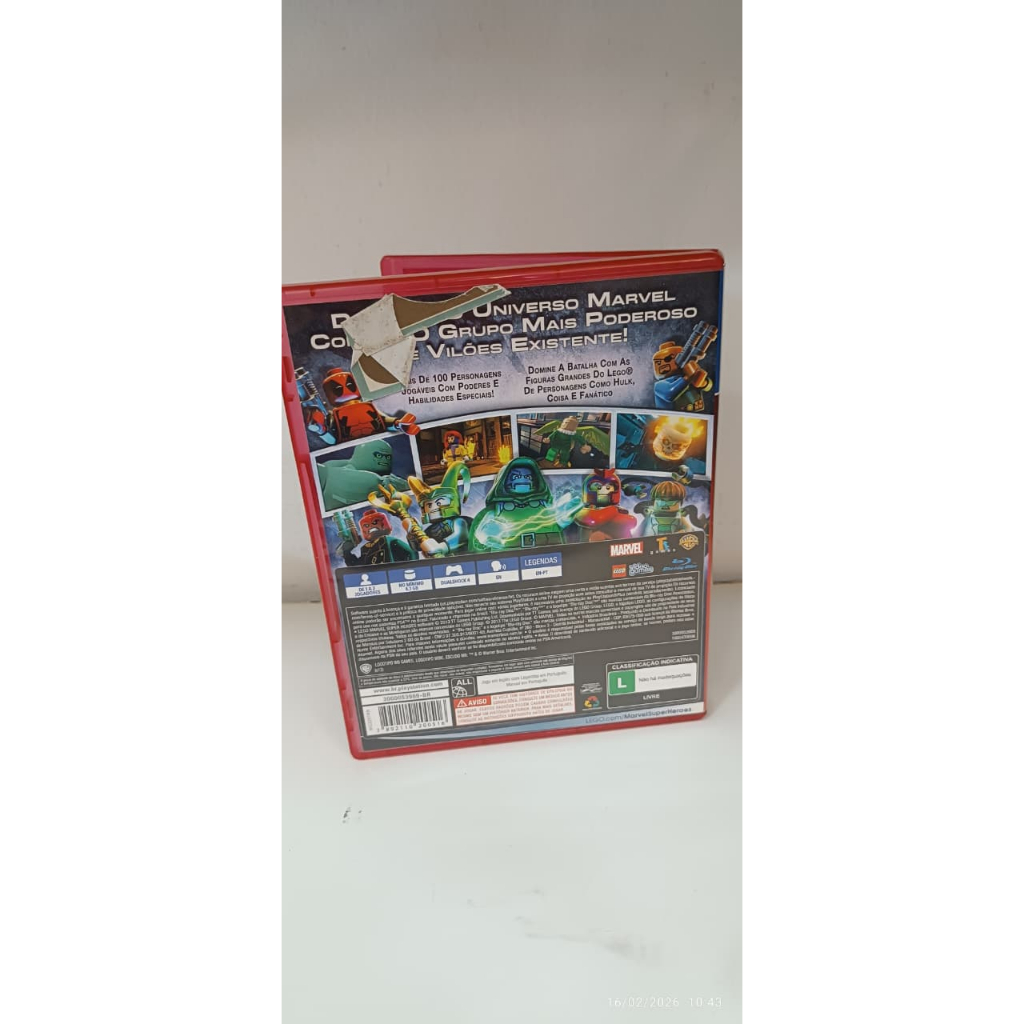 LEGO Marvel Super Heroes Marvel Super Heroes  Mídia Física PS3