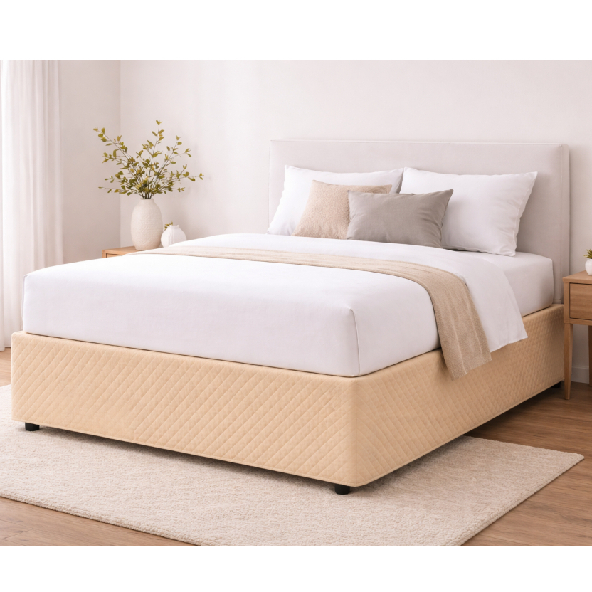 Saia Box de Cama com Elástico Matelado Ultrassônico Tecido Microfibra