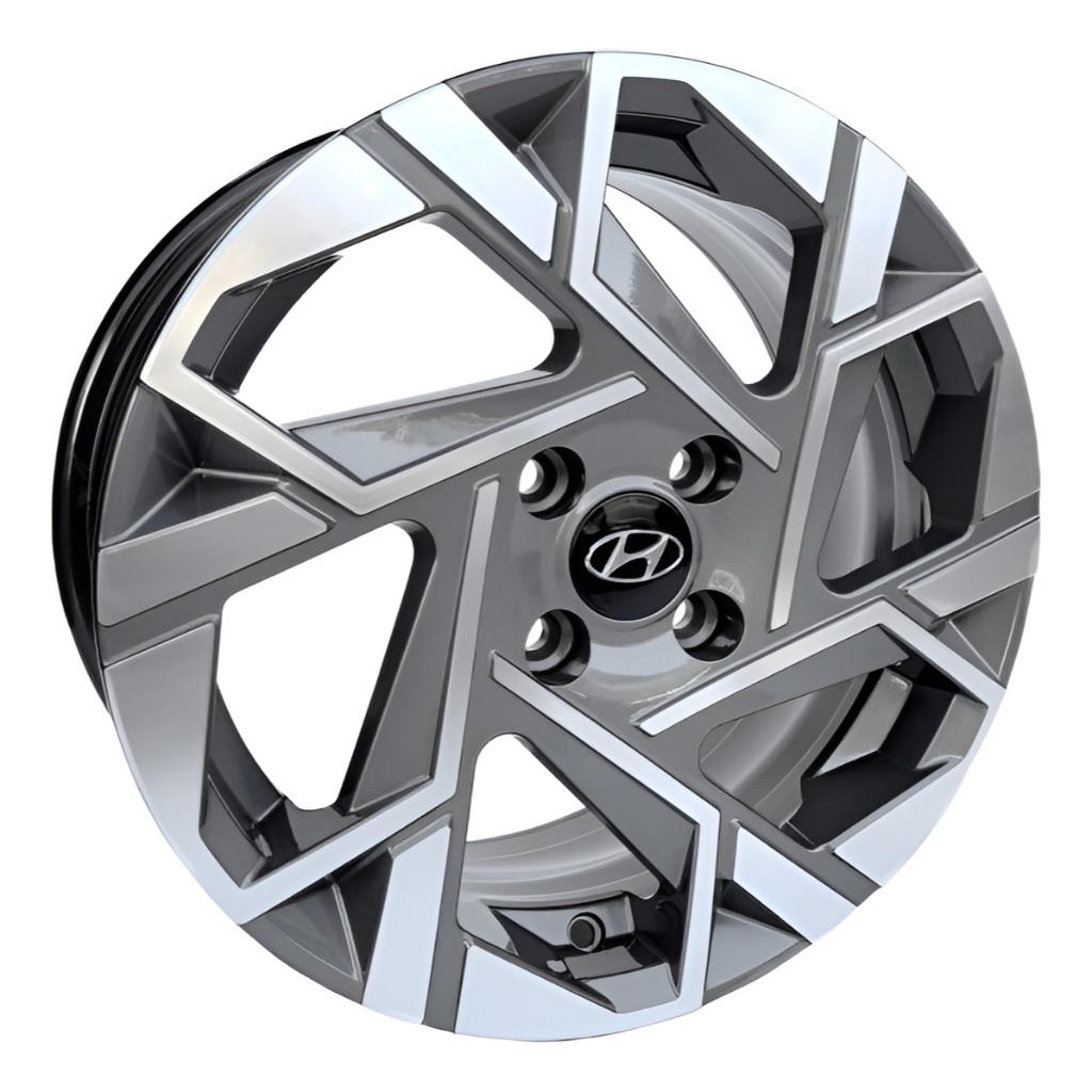 Jogo De Roda Aro 14 Hyundai Hb20 Comfort Plus Style 1.0 Hatch Sedan 2016/17/18/19/20 4x100
