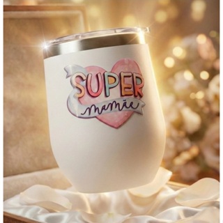 Presente Mãe Copo Térmico Arte DTF UV Super Mamãe | Café, Tereré e Drinks em Oferta na Shopee