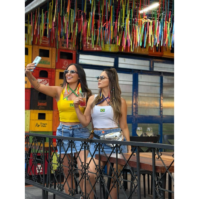 Cropped Brasil Copa do mundo 2026 Blusa Brasil Seleção Brasileira Regata Brasil para Copa