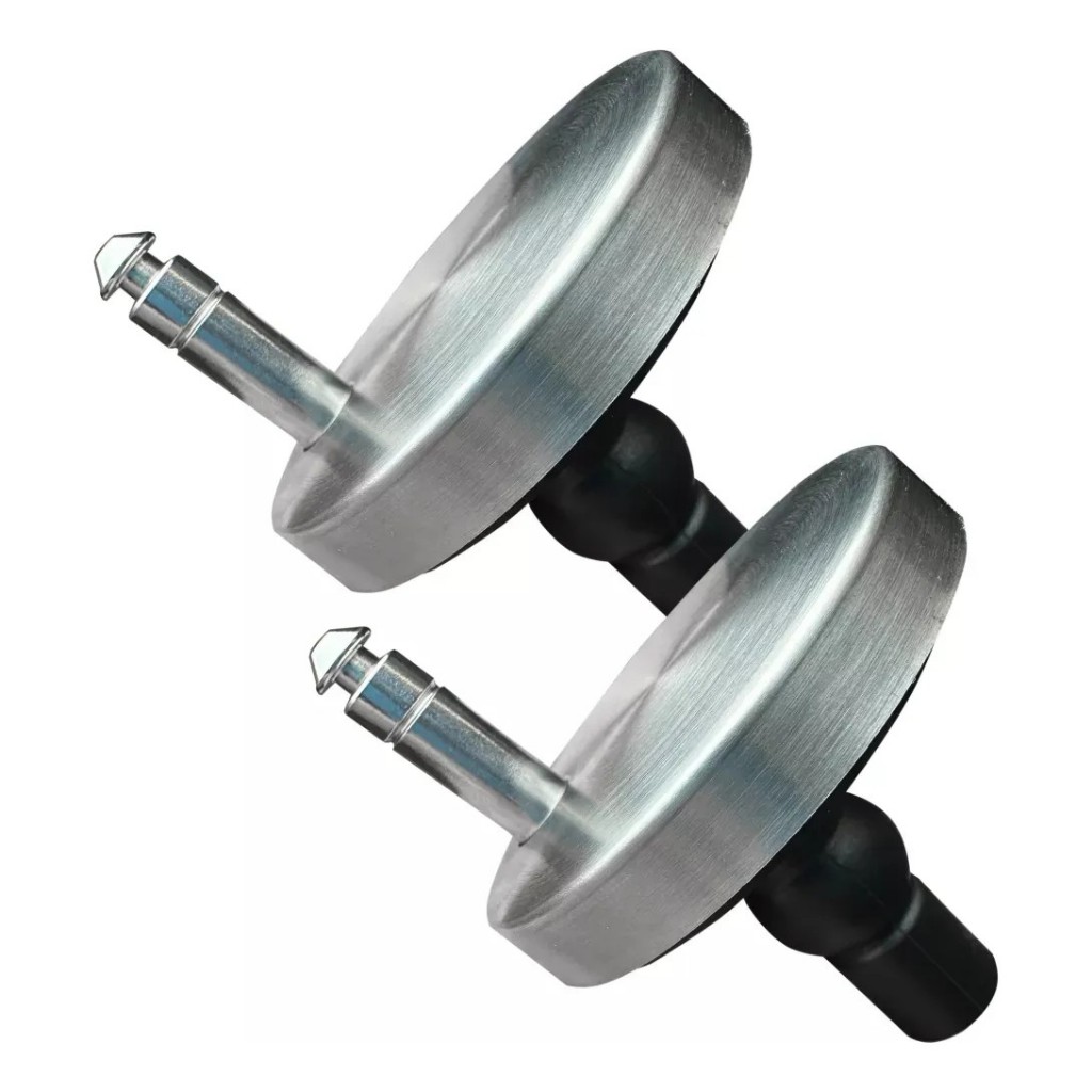 Par Fixador Para Assento Parafuso Vaso Sanitário Tampa Vaso Bacia Privada Bucha Inox Universal Completo Fácil Instalação