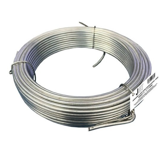 Arame Liso Galvanizado BWG14 2,11mm Alta Resistência JST - 37 metros por quilo