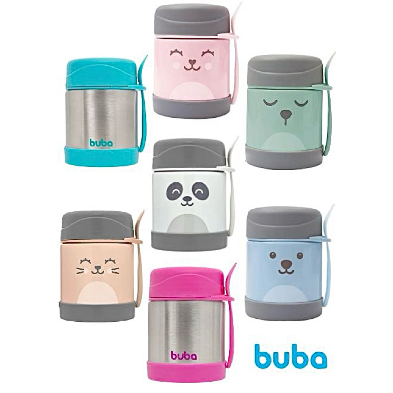 Marmitas Potes Térmico Inox Infantil Buba para Viagens , Passeios , Lancheiras em Oferta na Shopee