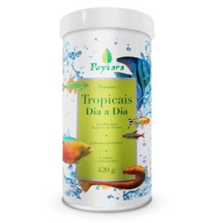Raçao Poytara Tropicais Dia A Dia 420g Peixes Aquario em Oferta na Shopee