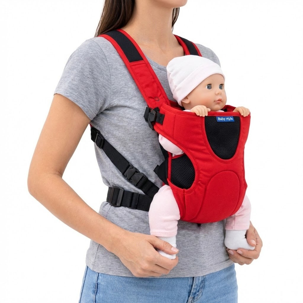 Canguru Bebê 3 Posições Ergonômico 3 em 1 Frontal Recem Nascido Confortável Tecido Respirável 10kg