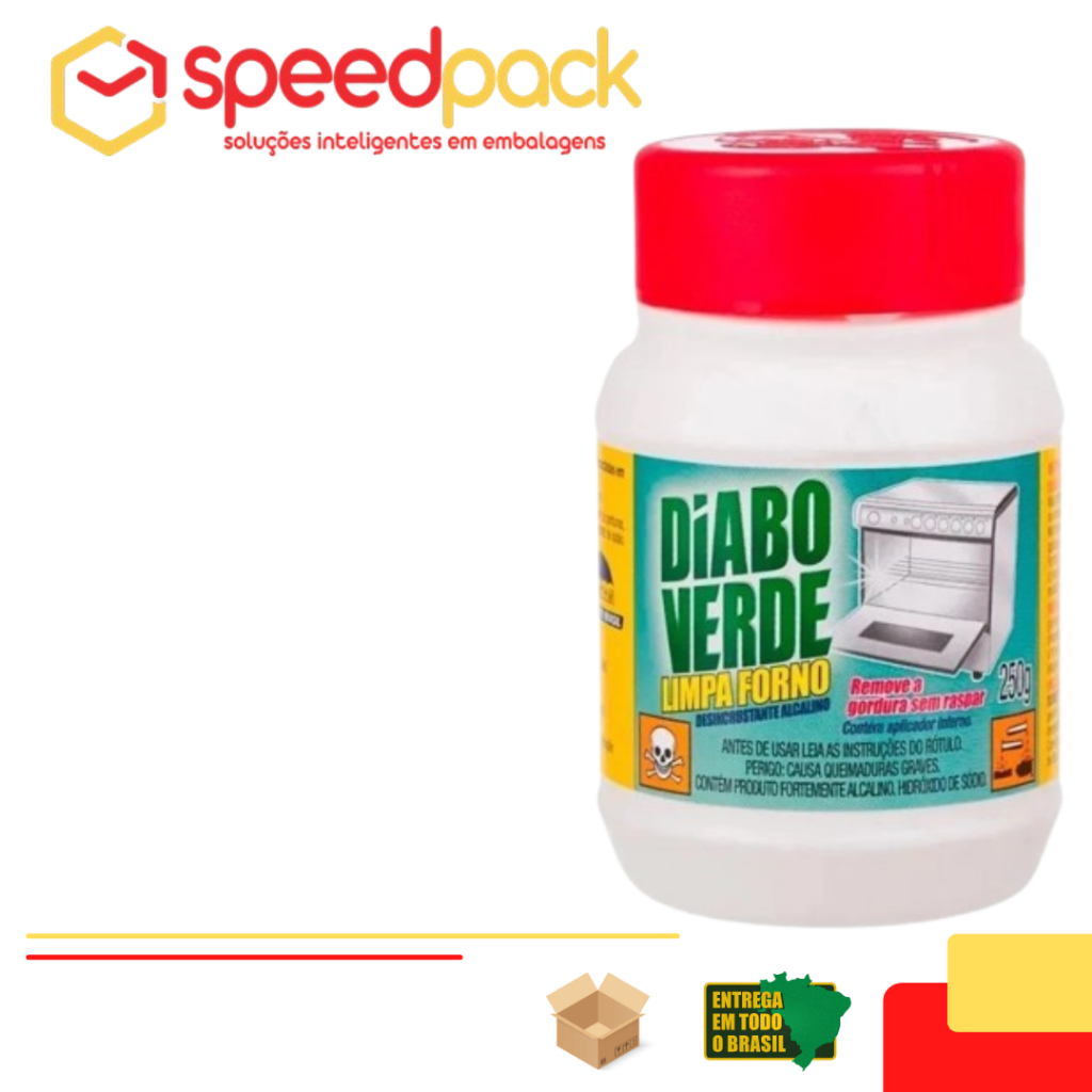 Limpa Forno Diabo Verde 250g em Oferta na Shopee