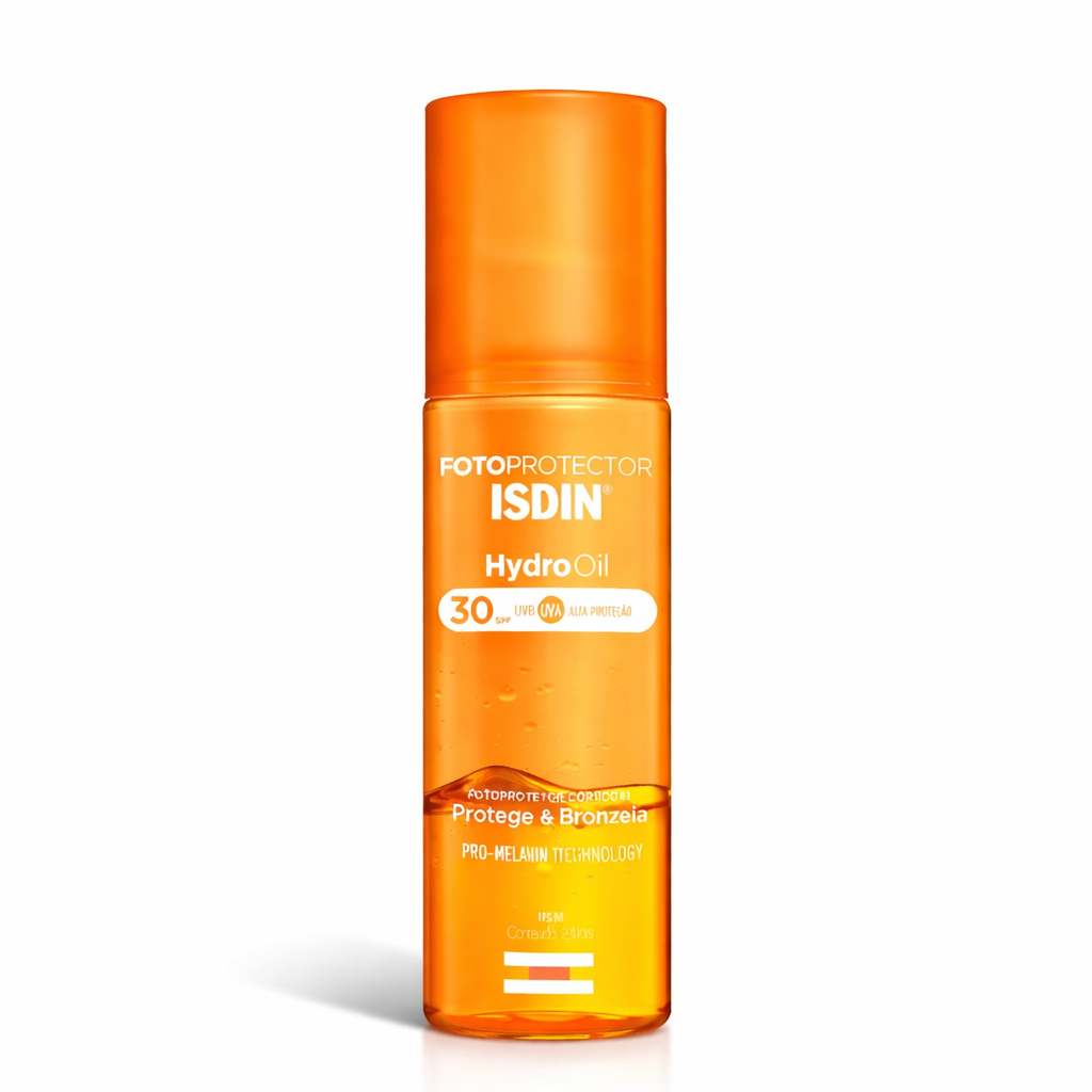 Protetor Solar e Bronzeador ISDIN HydroOil FPS30 - 200ml