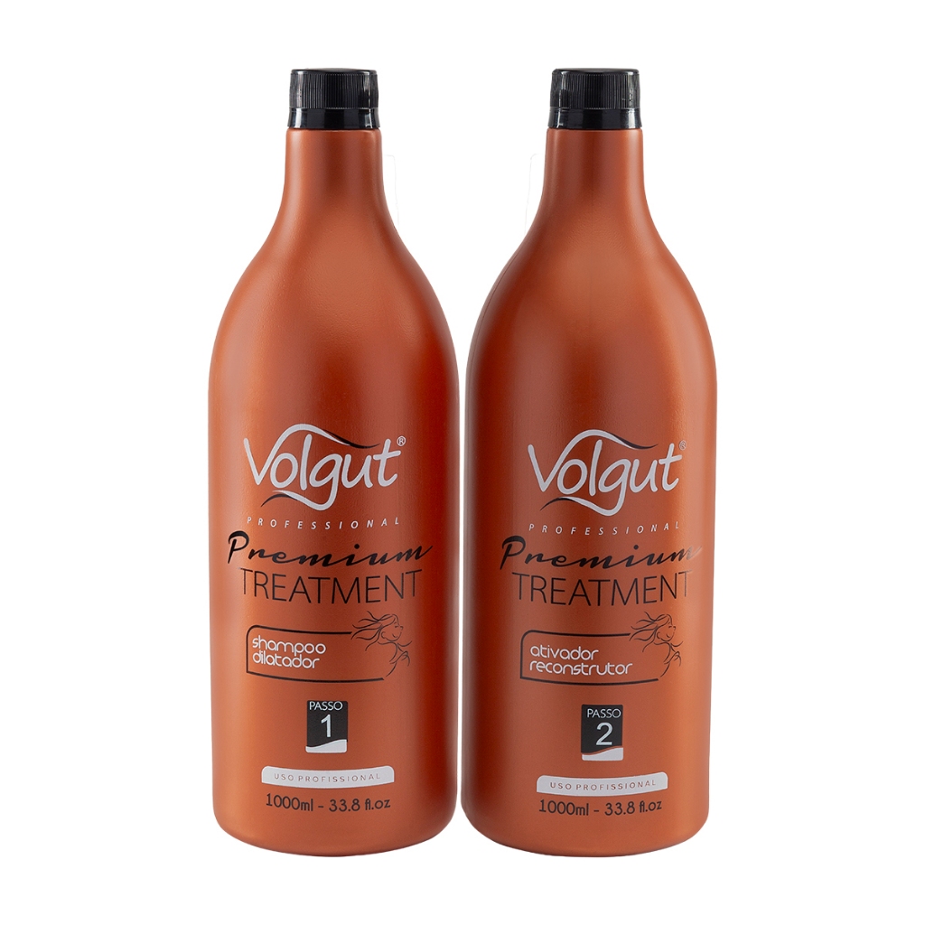 Kit Escova Progressiva 1L Alisamento Capilar para Cabelos Afro Crespos Loiros Blond Liso Profissional Salão