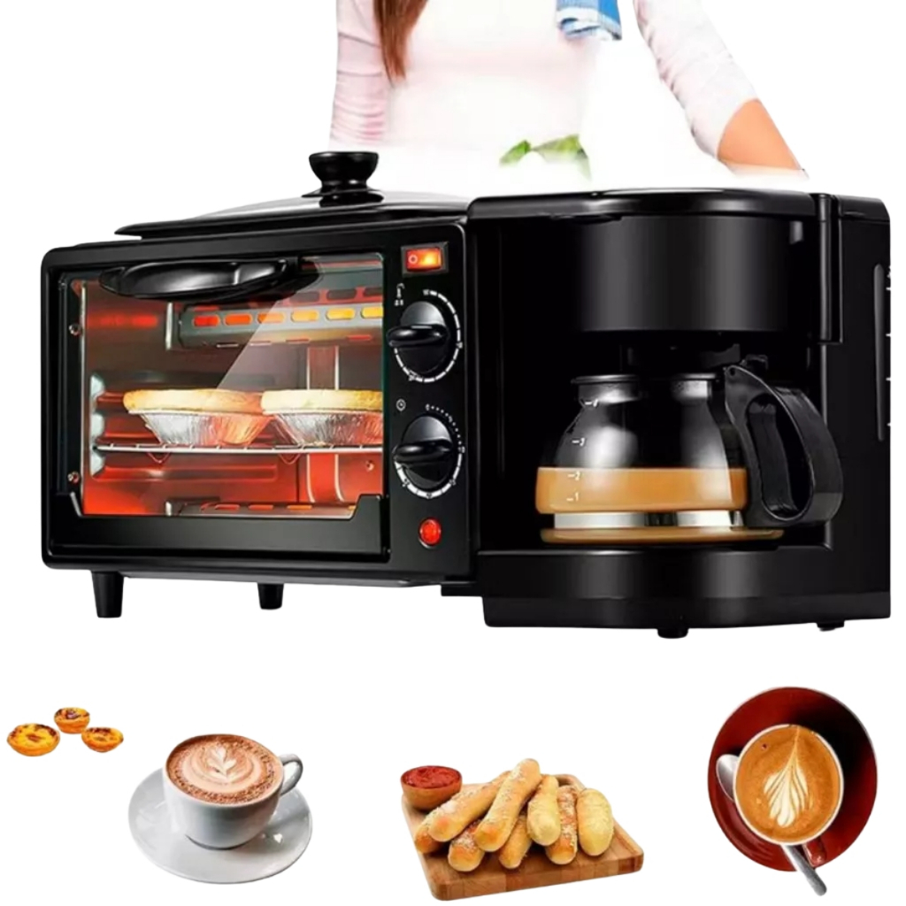 Imagem Forno + Cafeteira + Grill 3 em 1 Café da Manhã Premium 2800W