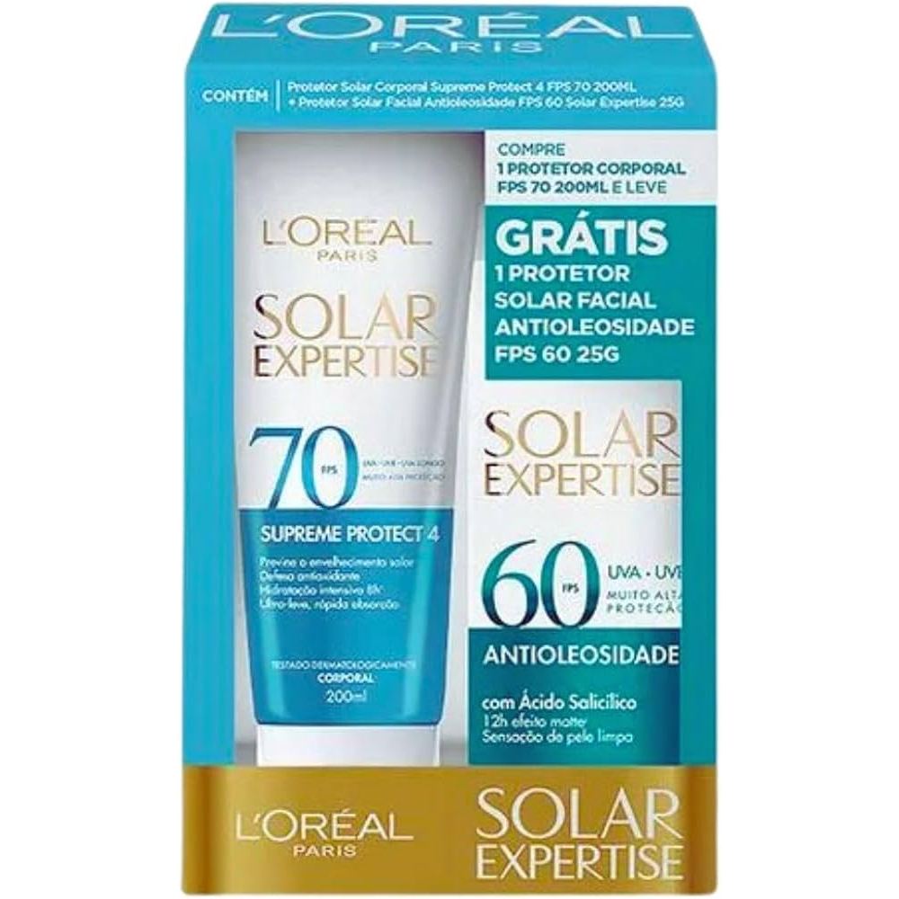 LOREAL KIT PROT SOLARFPS70 CORPO 200+FPS60 FAC 25G