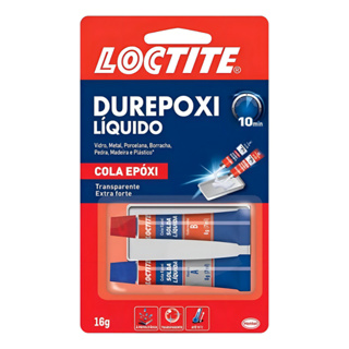 Cola Adesivo Durepoxi Líquido Epóxi Transparente Extra Forte Loctite 16g em Oferta na Shopee
