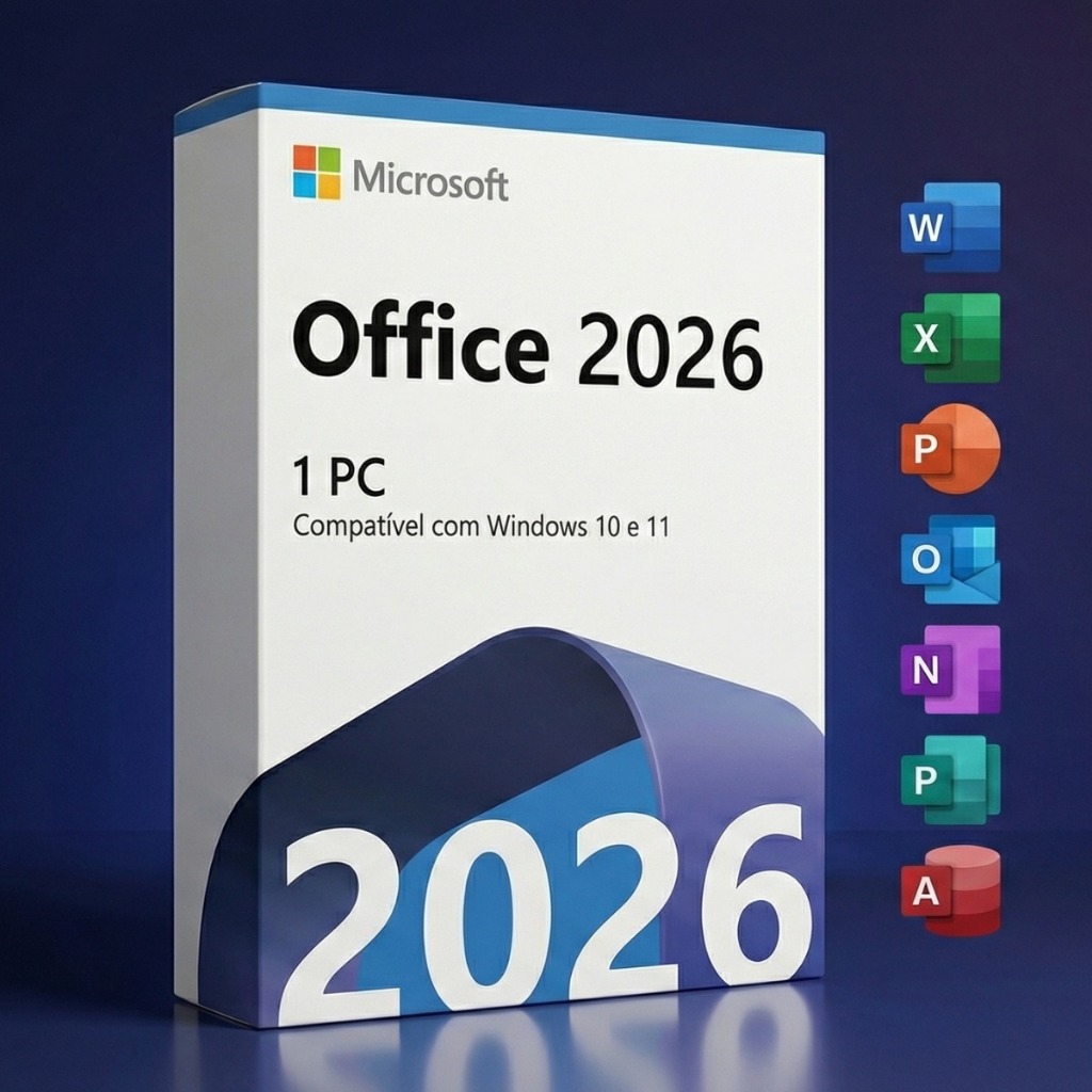 Pacote Office 2026 Profissional Entrega Física Nota Fiscal