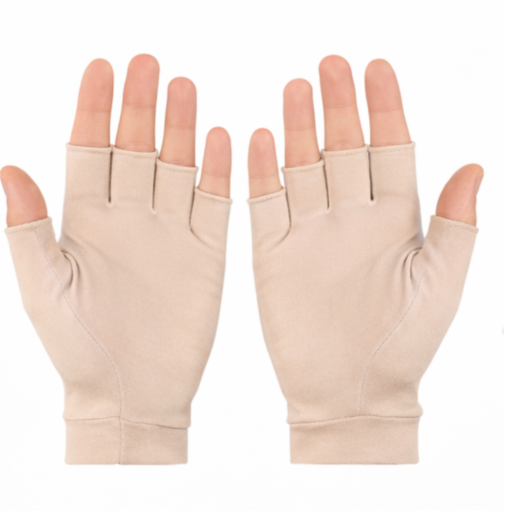 Luva Curta Proteção Solar Fpu50 Bloqueia 98%raios Uva/ uv em Oferta na Shopee