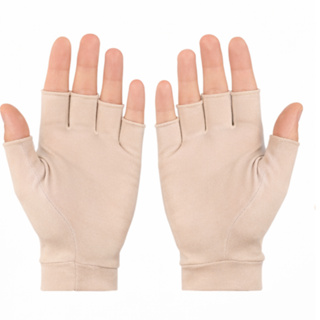 Luva Curta Proteção Solar Fpu50 Bloqueia 98%raios Uva/ uv em Oferta na Shopee