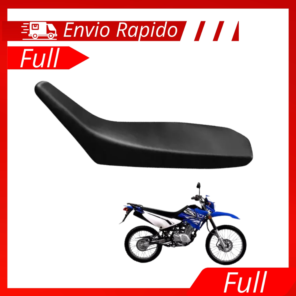 Capa de Banco Yamaha Xtz 125 2003  Até 2016 Modelo Original Preta em Oferta na Shopee