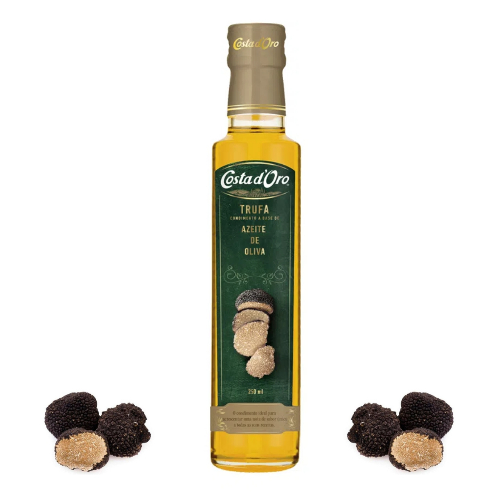 Azeite Italiano Extra Virgem Com Trufas Negras Tartufo 250ml
