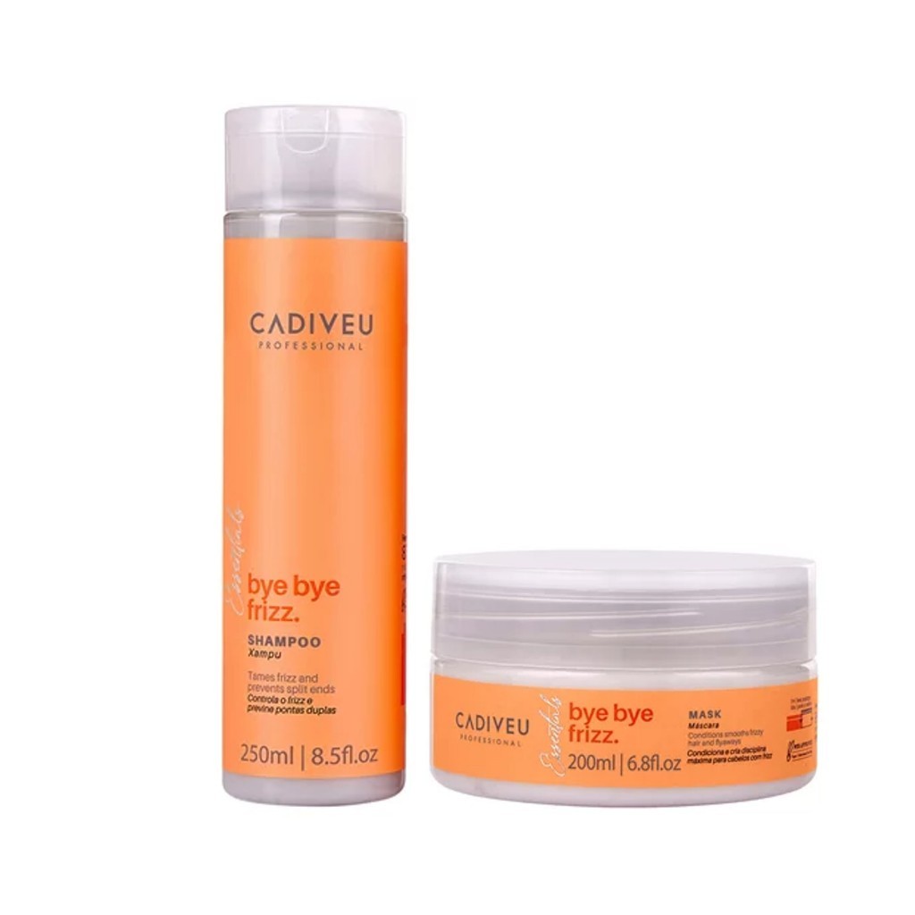 Cadiveu Kit Bye Bye Frizz Shampoo 250ml + Máscara 200ml