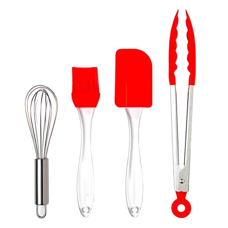 Kit utilidades de cozinha de silicone