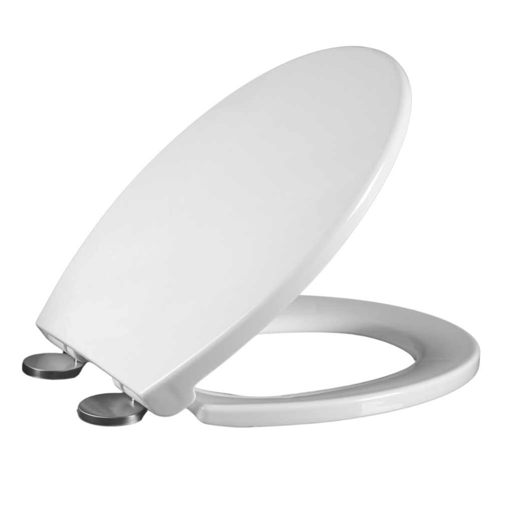 Assento Sanitário Tampa Vaso Soft Close Click Fix Oval Universal Deca Icasa Celite Incepa Fiori Roca