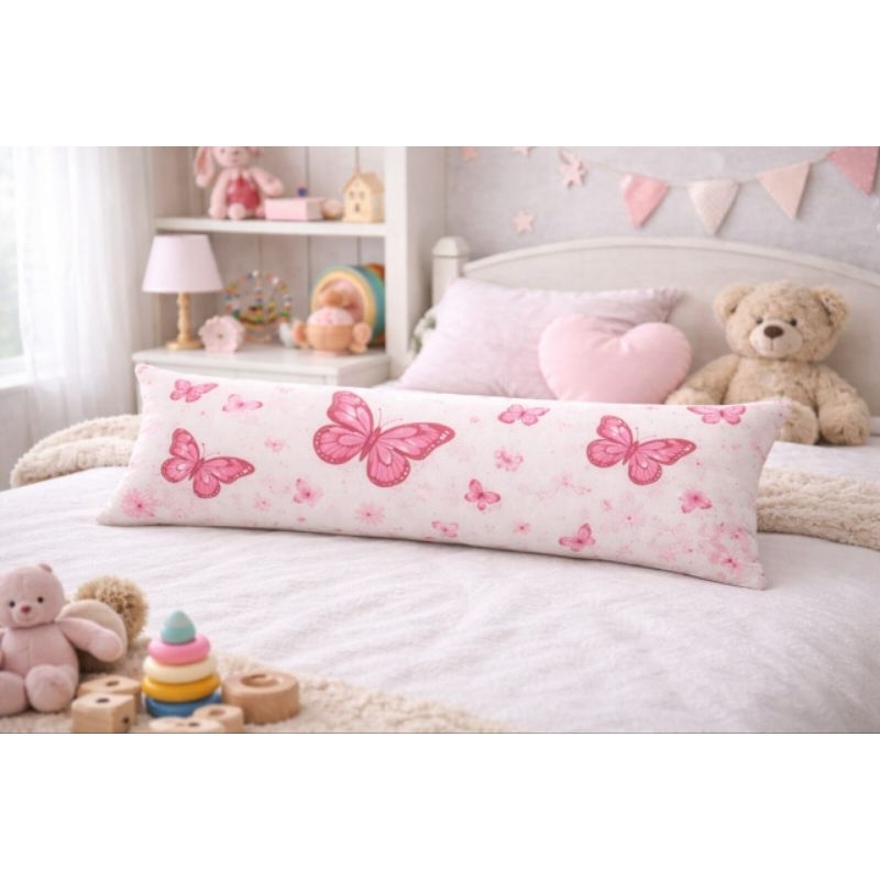 capa Fronha de corpo xuxao borboleta com zíper em Oferta na Shopee