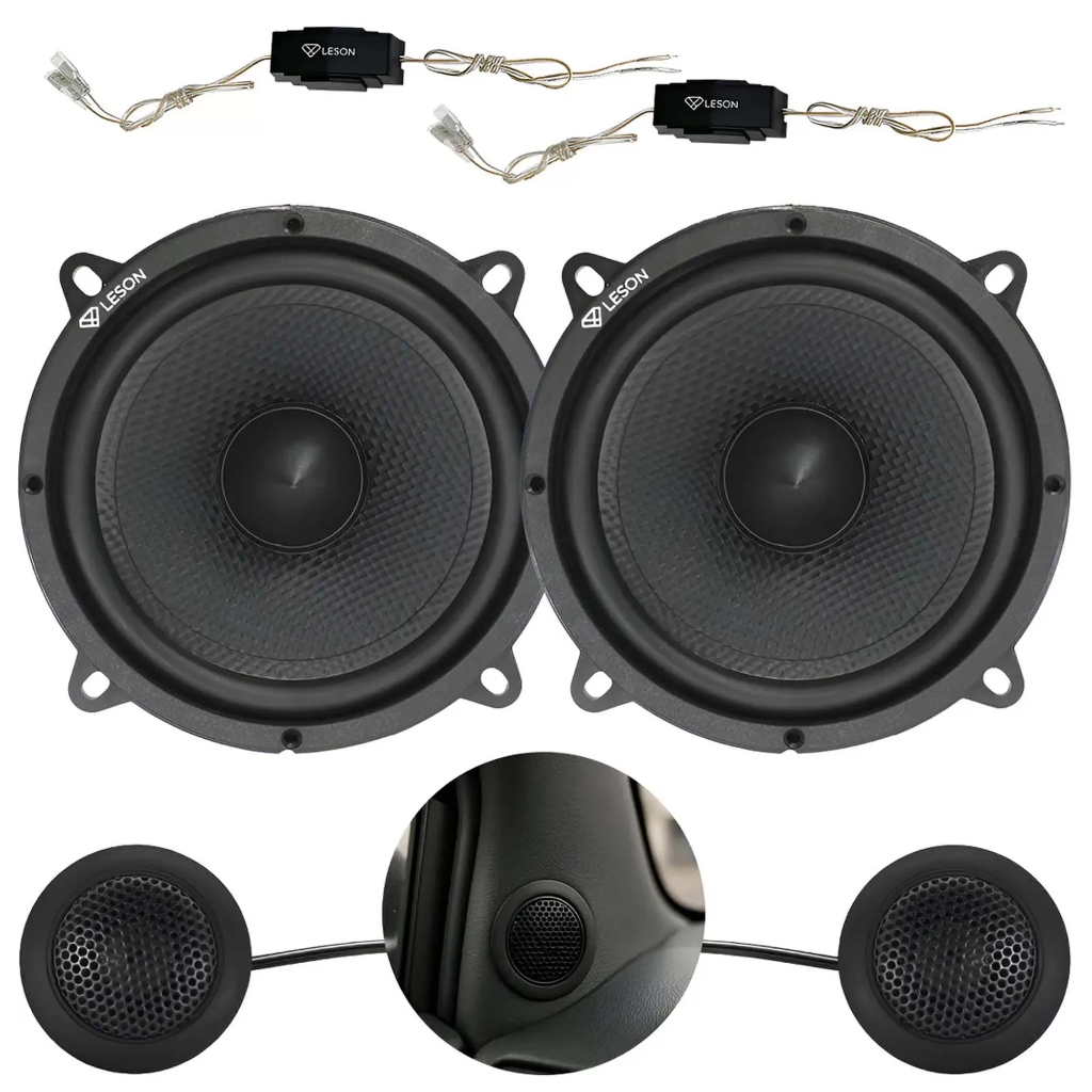 Kit 2 Vias 5" 160W RMS 4 Ohms Leson Diamond LD130.3 Original Som Forte e Definição em Oferta na Shopee