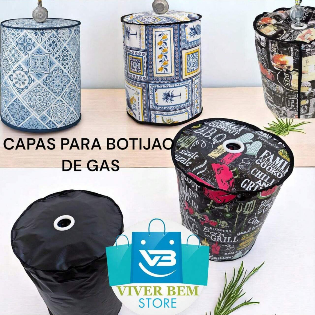 CAPA BOTIJAO DE GAS 13 KG PROTETOR IMPERVEALVEL em Oferta na Shopee