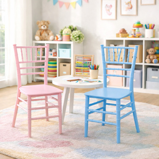 Conjunto 2 Cadeiras Tiffany Infantil Menina Menino Polipropileno Coloridas Azul e Rosa em Oferta na Shopee