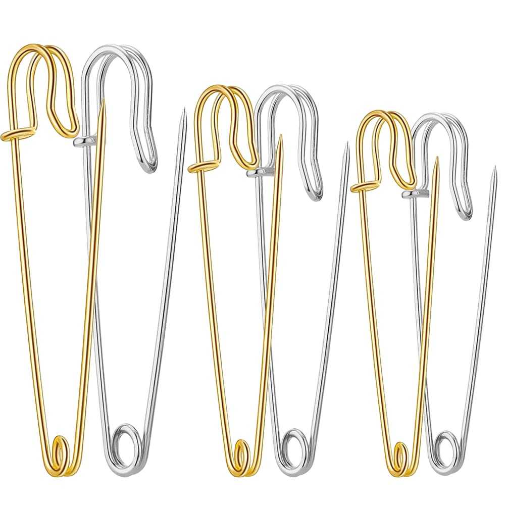 Alfinete de Segurança Reforçado Metal Prata ou Dourado Joaninha em Oferta na Shopee