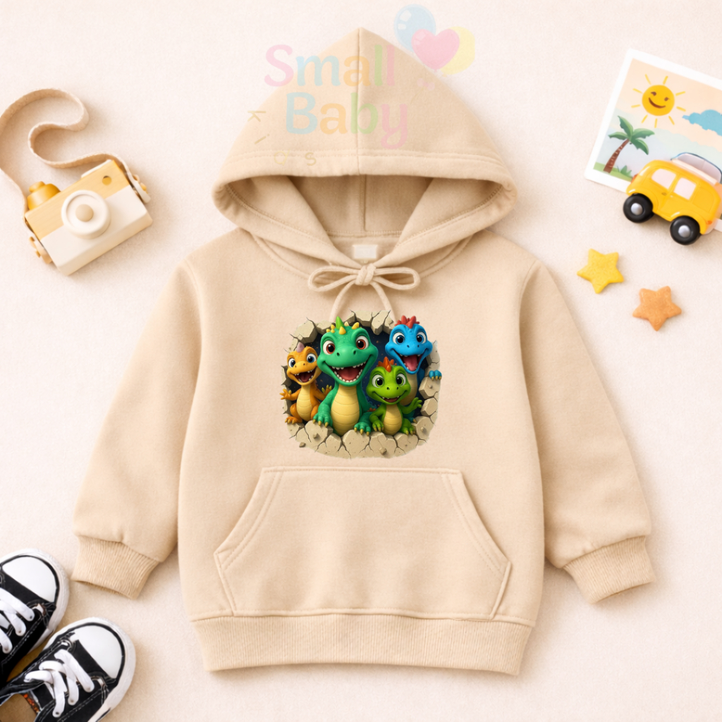 Blusa Moletom Agasalho Infantil e Juvenil Unissex Dino Dinossauro Amigos Estampado
