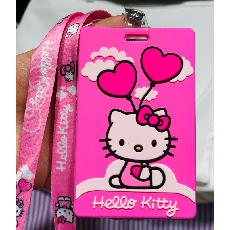 conjunto cordão azul estich azul + porta cracha retractil personalizado escolher nas variações em Oferta na Shopee