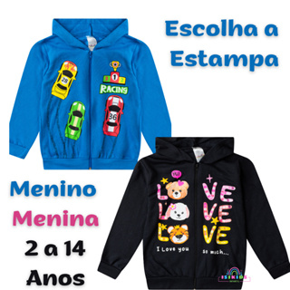 Jaqueta Infantil Menina Menino Avulsa 2 a 14 anos em Oferta na Shopee