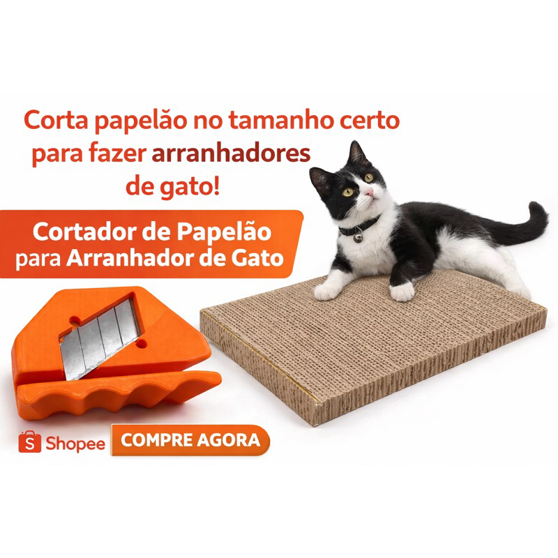 🐾 Cortador de Papelão para Arranhador de Gato – Corte Padronizado 5 cm - COM LAMINA